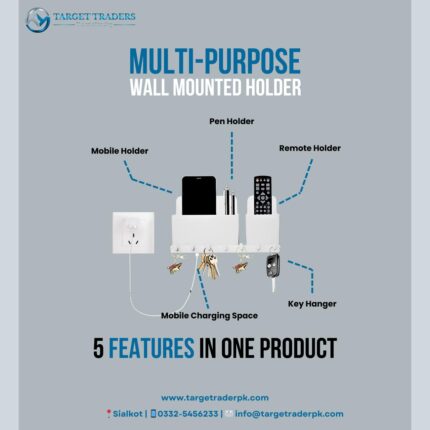 Multipurpose Wall Mounted Holder
